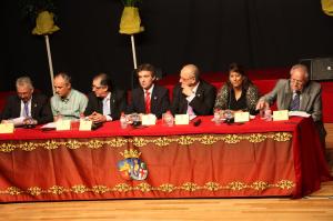 Mesa de Presentación del libro "Joaquín Barceló Verdú". Fotografía de Eduardo Gómez.