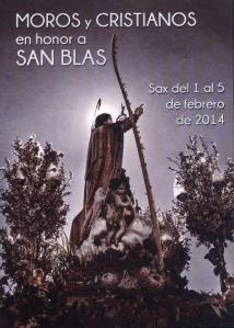 Horarios Fiestas de San Blas 2014