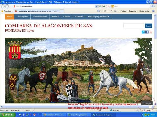 Suscripción a las noticias de la Web www.alagoneses.es