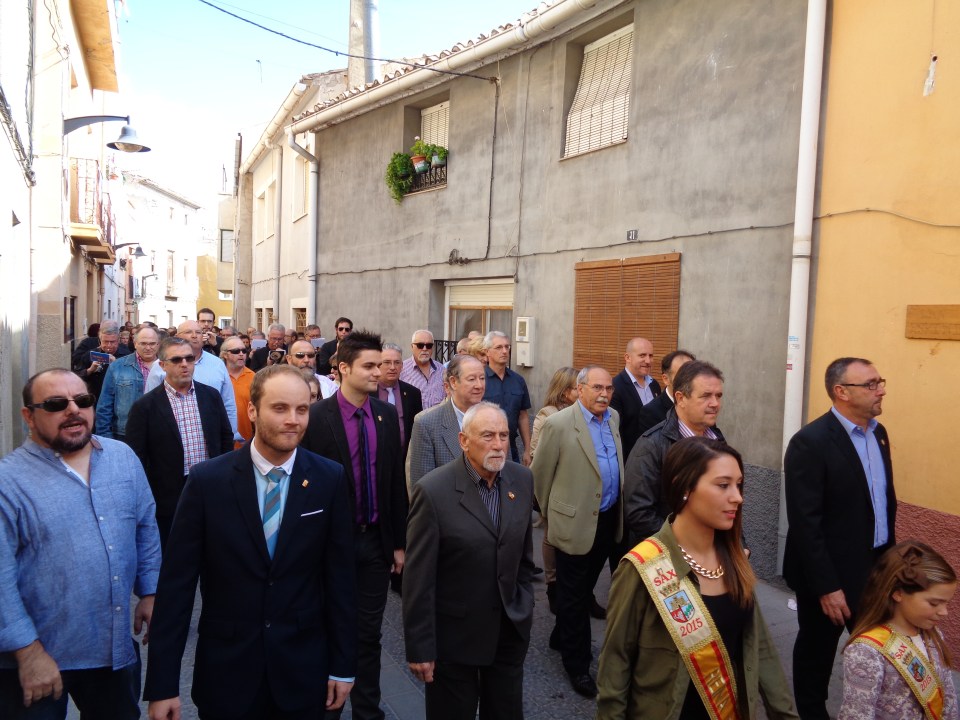 Pasacalles. Actos 775 aniversario muerte de Don Artal de Alagón. Sax, 2 de noviembre de 2014.