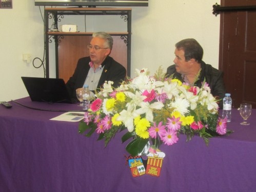Conferencia Vicente Vázquez. 775 aniversario muerte de Don Artal de Alagón. Alagón, 15 de noviembre de 2014.