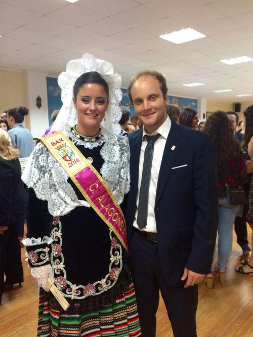 María Mataix Gan es la Dama de Honor de la Comparsa de Alagoneses para el año 2016
