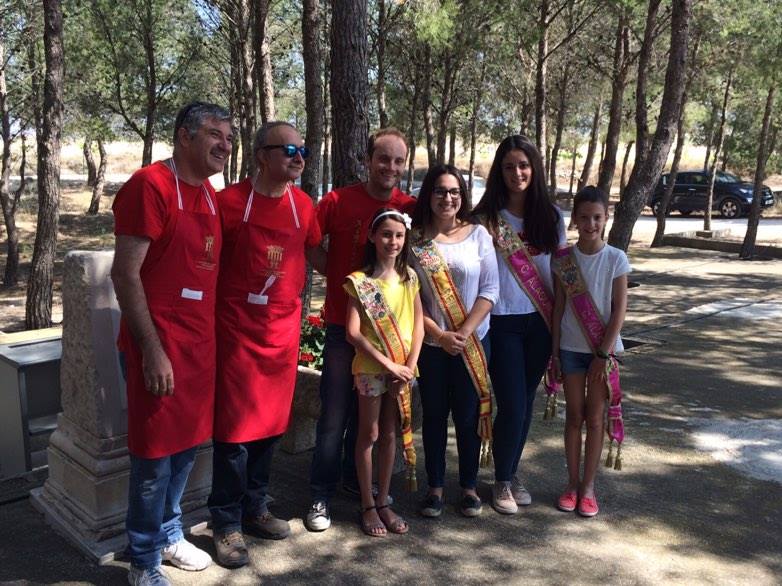 Ganadores del XL Concurso de Gachamiga "Pepe Mataix" de la Comparsa de Alagoneses: Alfonso Hernández y José Vicente Giménez.