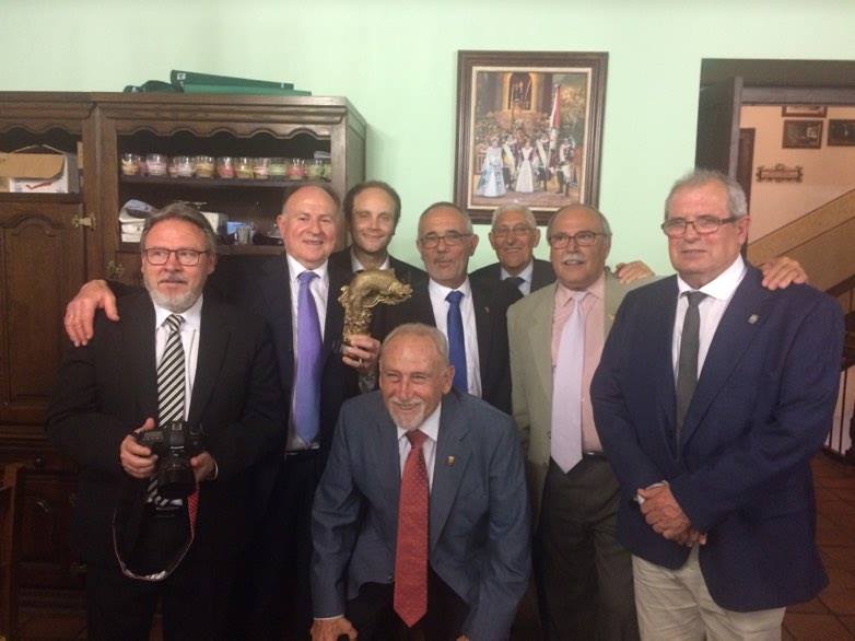 Benigno Comenge recibe "el Salmón de Alagón"